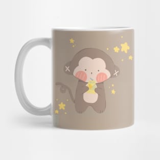 Monkey Banana Milk Mug